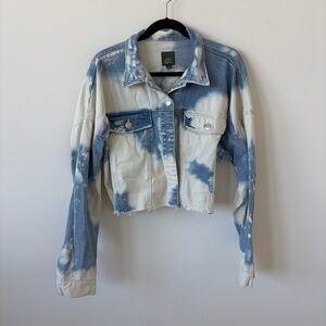 Wild Fable Blue and White Jean Jacket